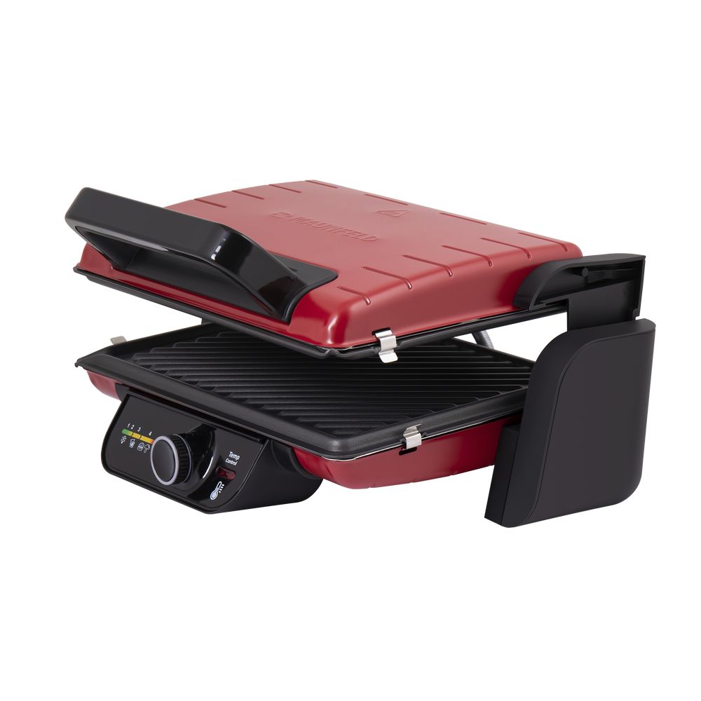 Купить Электрический гриль MAUNFELD MGE2000CH вишневый — Фото 2