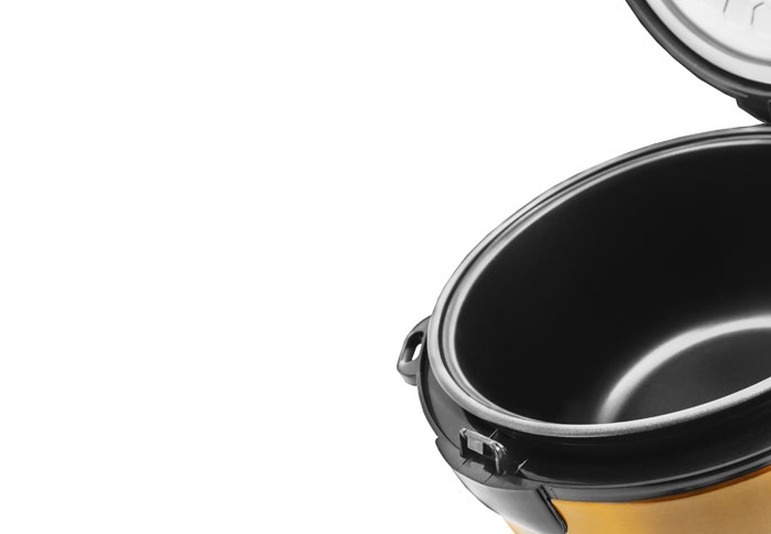 Купить Мультиварка CENTEK CT-1495 Black Ceramic <золото> — Фото 2