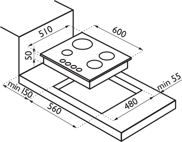 Купить Варочная панель Ardesia F 622 GX — Фото 3