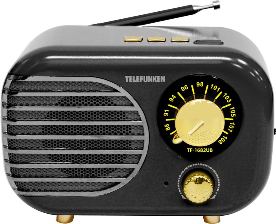  TELEFUNKEN TF-1682UB(ЧЕРНЫЙ С ЗОЛОТЫМ)																		 — описание, фото, цены в интернет-магазине PT Stores