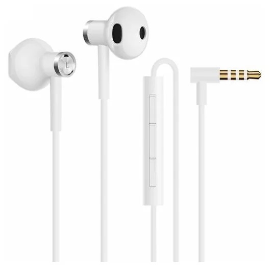 Наушники Xiaomi Mi Dual Driver Earphones white																		 — описание, фото, цены в интернет-магазине PT Stores