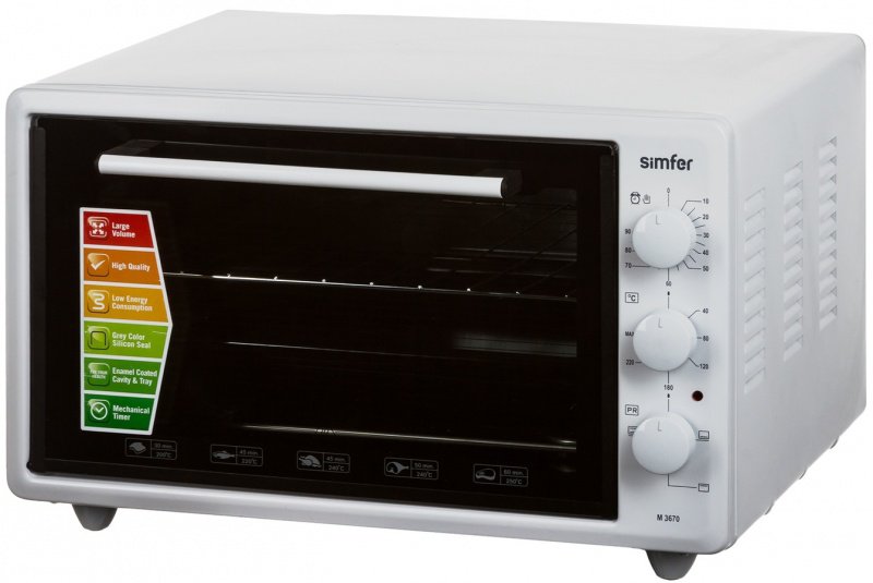 Мини-печь SIMFER M 3670																		 — описание, фото, цены в интернет-магазине PT Stores