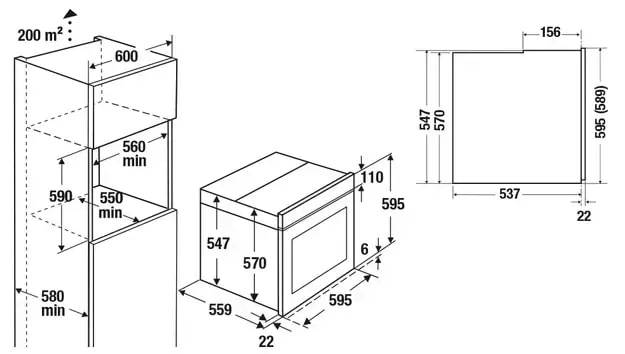 Купить Электрический духовой шкаф KUPPERSBUSCH BP 6350.0 S5-Airfry — Фото 4