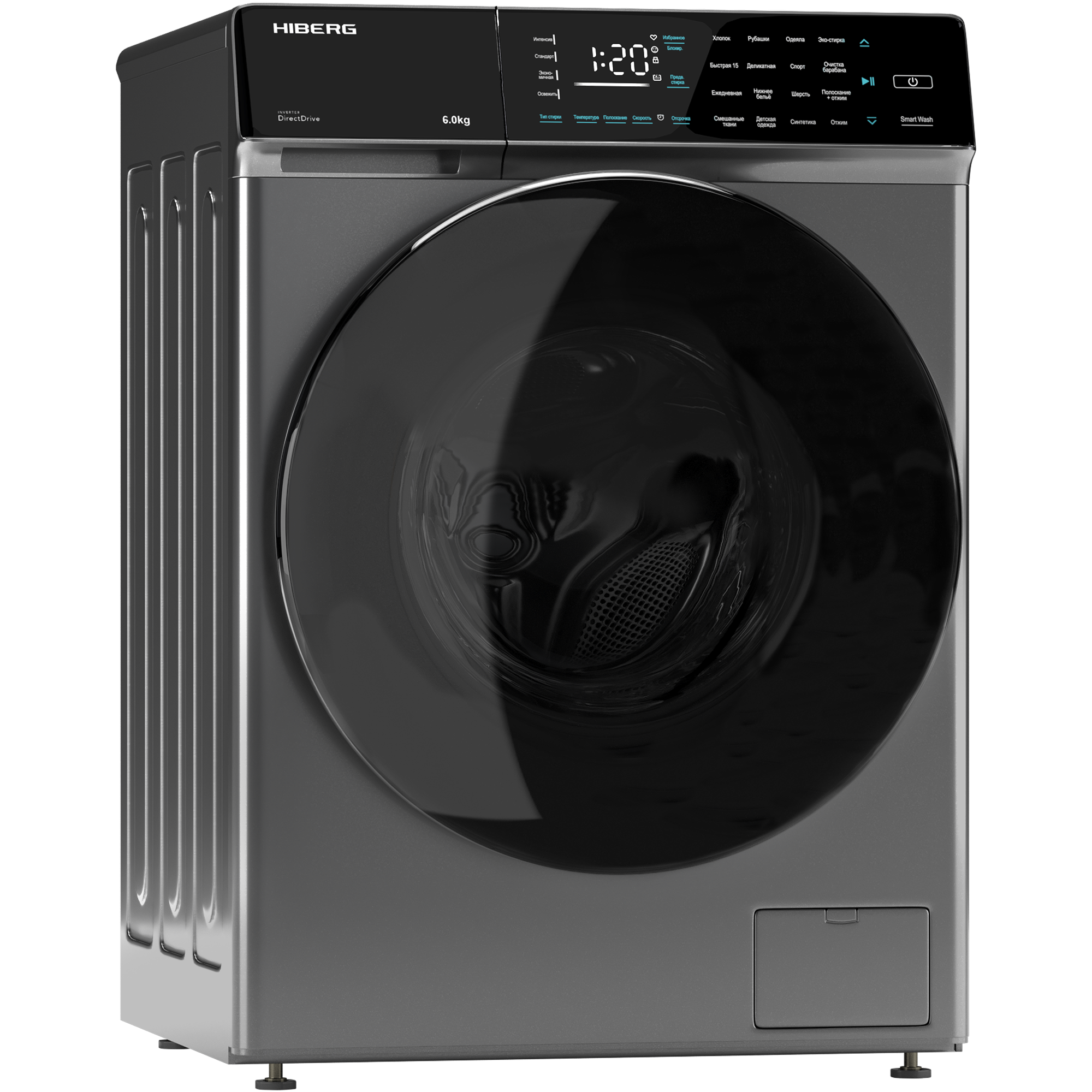Купить Стиральная машина HIBERG i-DDQ9 - 612 Sd — Фото 3