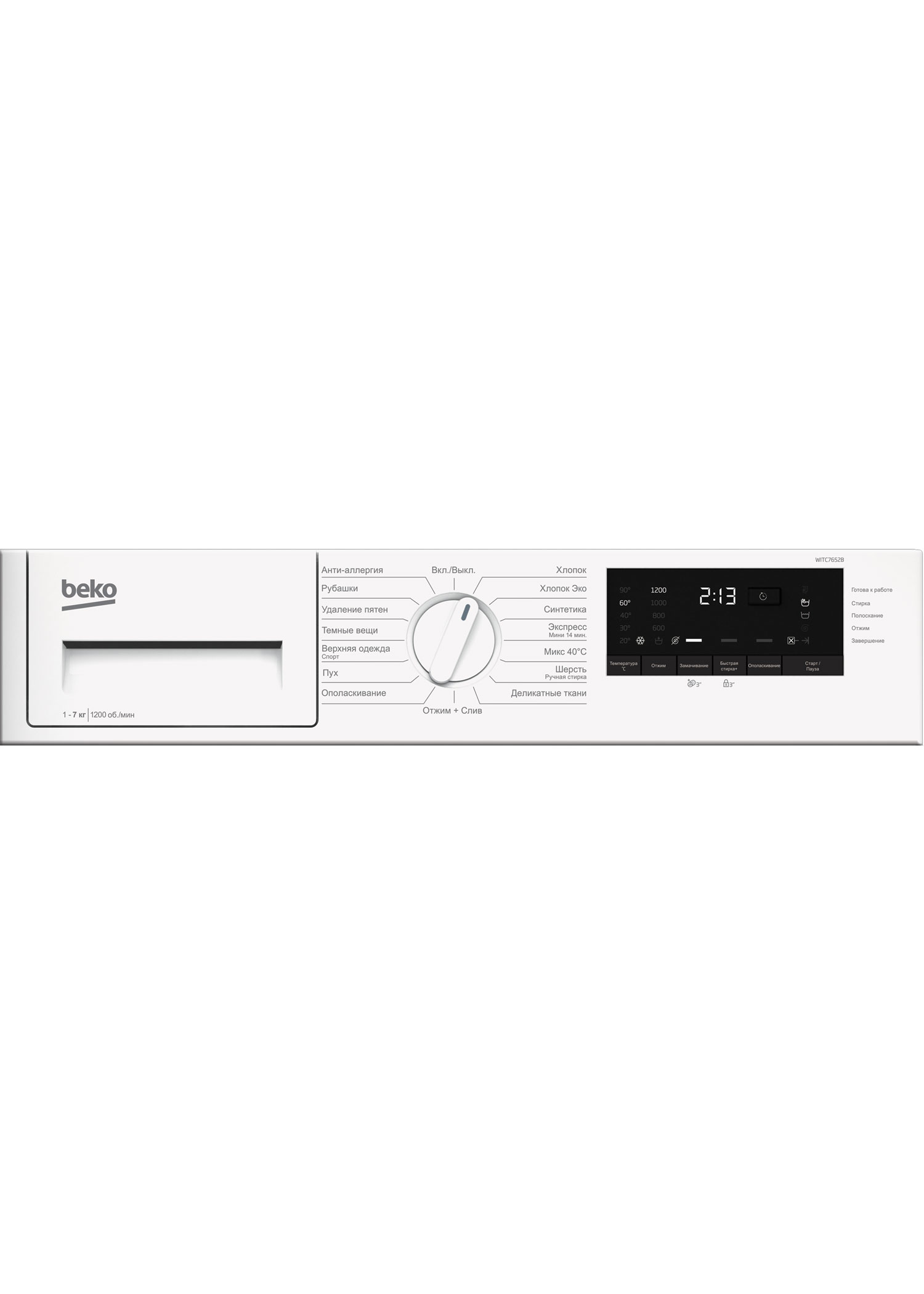 Купить Встраиваемая стиральная машина BEKO WITC7652B — Фото 3