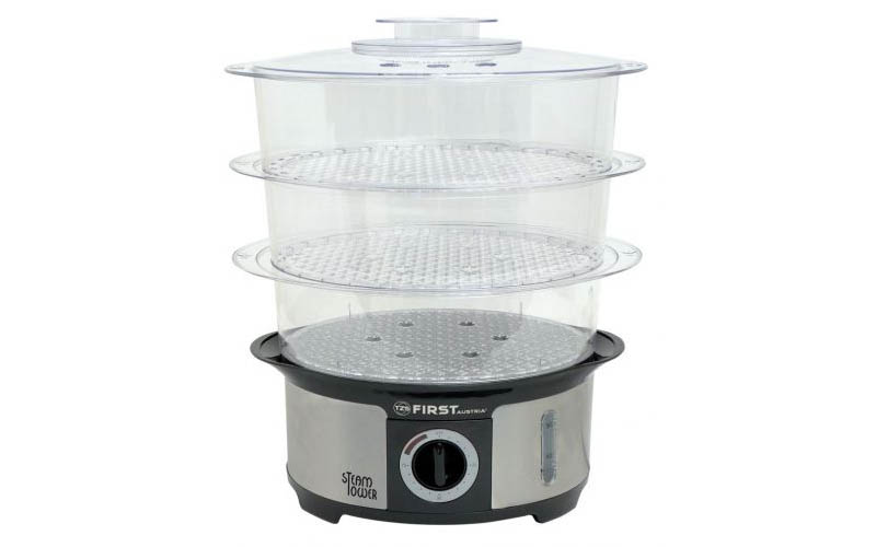 Пароварка FIRST FA 5102-2 Grey																		 — описание, фото, цены в интернет-магазине PT Stores