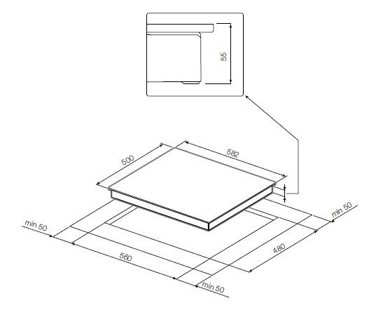 Купить Газовая варочная панель GRAUDE GSK 60.1 S — Фото 2