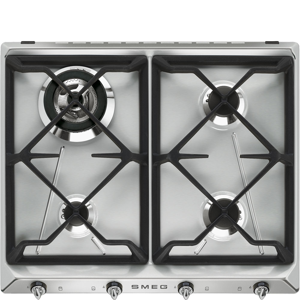 Газовая варочная панель SMEG SR964XGH																		 — описание, фото, цены в интернет-магазине PT Stores