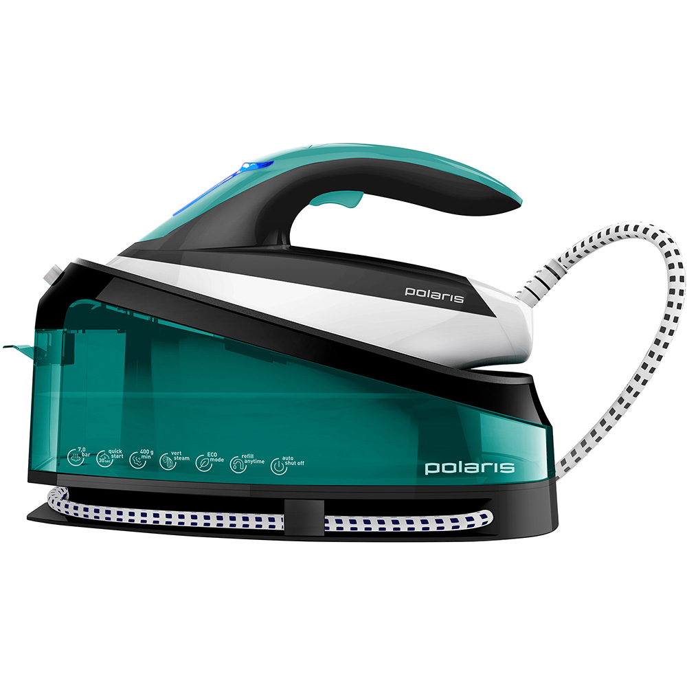 Утюг POLARIS PSS 7510K зел/черн																		 — описание, фото, цены в интернет-магазине PT Stores