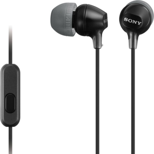 Наушники SONY MDR-EX15AP черные																		 — описание, фото, цены в интернет-магазине PT Stores