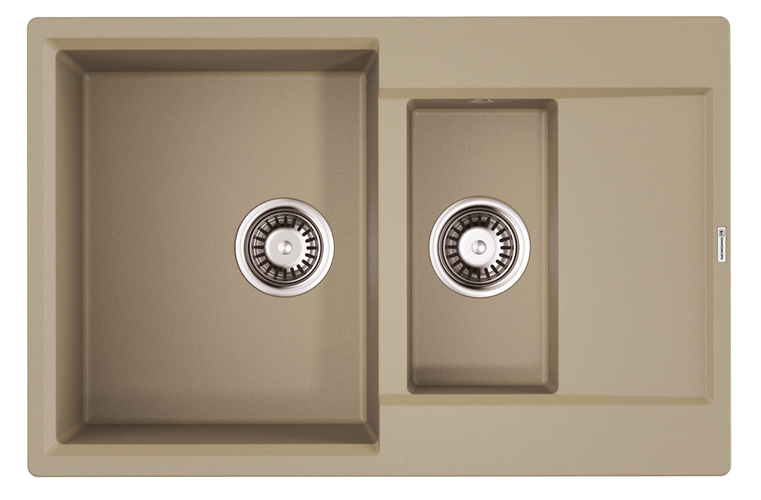 Мойка OMOIKIRI Daisen 78-2T-CH Tetogranit/шампань																		 — описание, фото, цены в интернет-магазине PT Stores