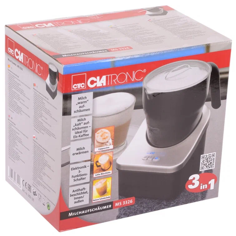 Купить Вспениватель молока CLATRONIC MS 3326 schwarz 3 in 1 — Фото 7