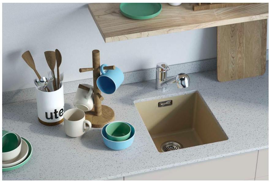 Купить Мойка OMOIKIRI Kata 34-U-BL Artgranit/черный — Фото 3