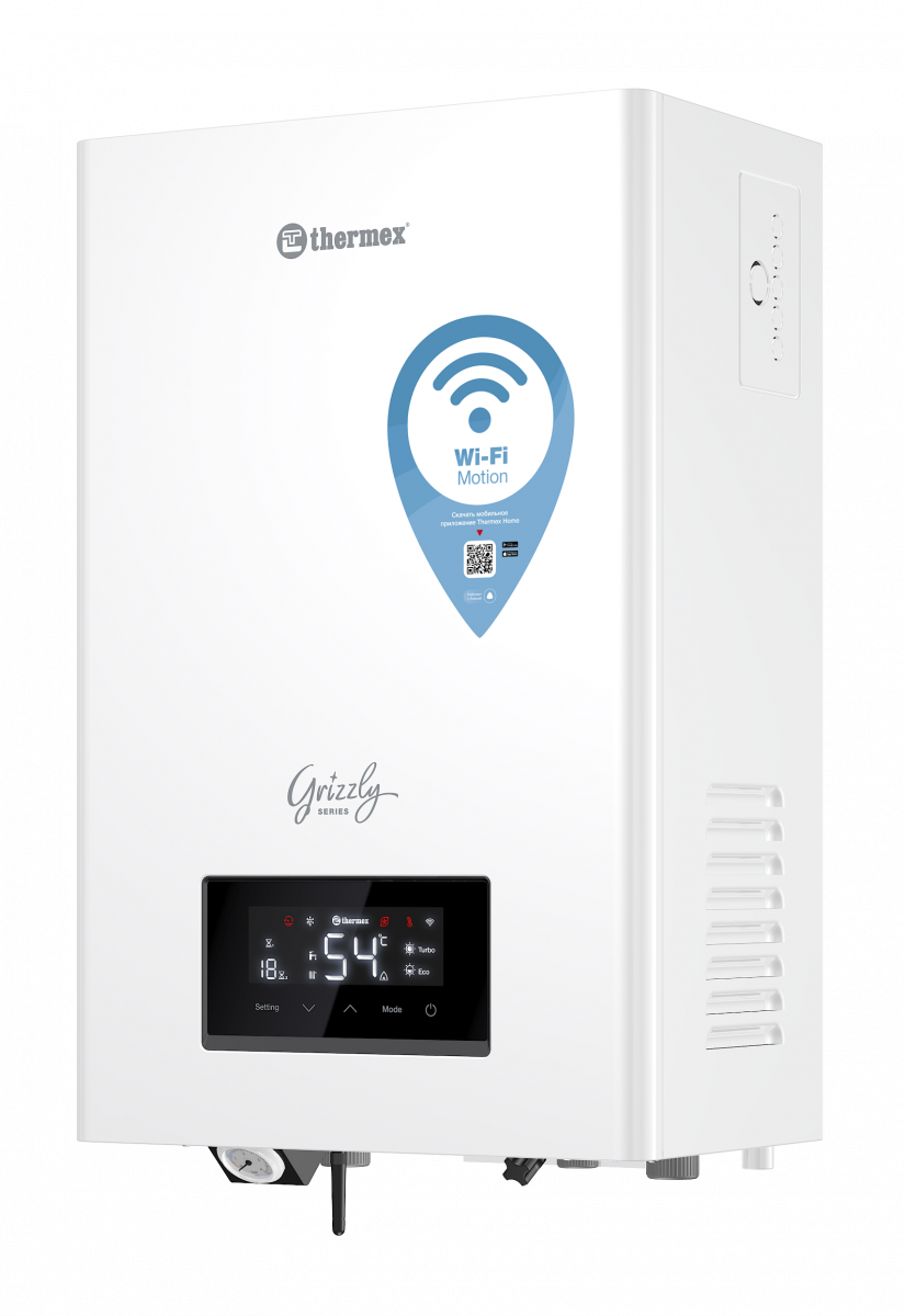 Купить Водонагреватель проточный THERMEX Grizzly 5-12 Wi-Fi — Фото 8