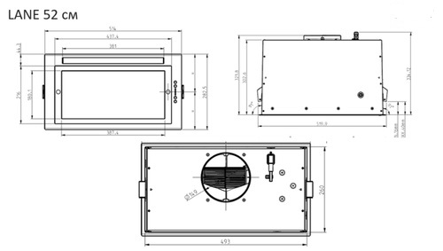 Купить Вытяжка встраиваемая ELICA LANE WH/A/52 — Фото 3