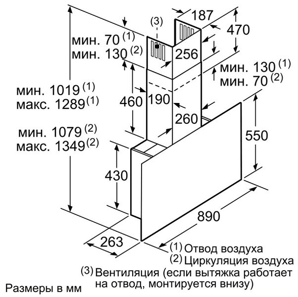 Купить Наклонная вытяжка BOSCH DWF 97RU60 — Фото 9
