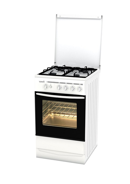 Газовая плита TERRA SH 14.120-02 W																		 — описание, фото, цены в интернет-магазине PT Stores