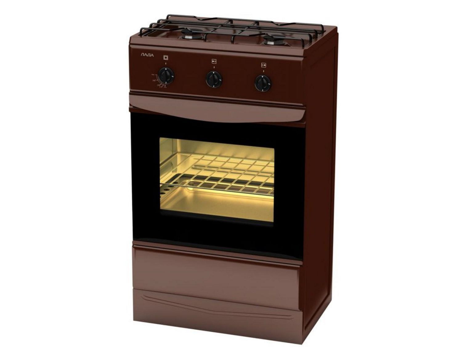 Газовая плита TERRA GS 5204 Br																		 — описание, фото, цены в интернет-магазине PT Stores