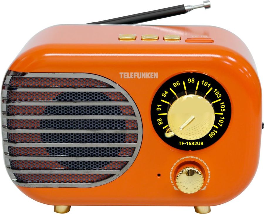  TELEFUNKEN TF-1682UB(ОРАНЖЕВЫЙ С ЗОЛОТЫМ)																		 — описание, фото, цены в интернет-магазине PT Stores