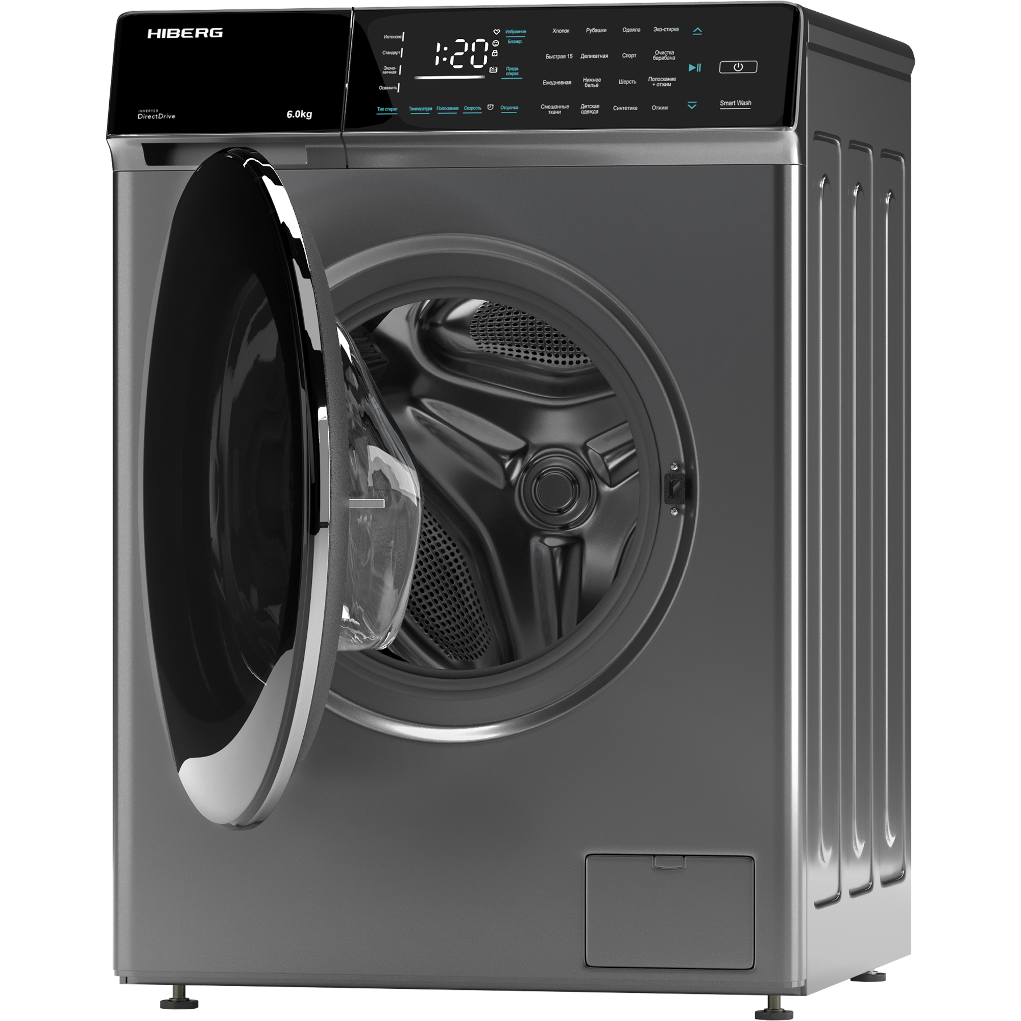 Купить Стиральная машина HIBERG i-DDQ9 - 612 Sd — Фото 2