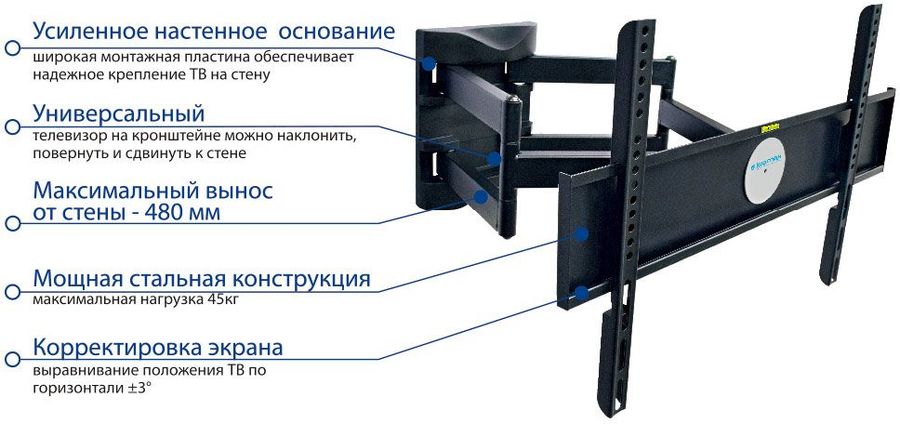 Купить Кронштейн Kromax ATLANTIS-55 — Фото 3