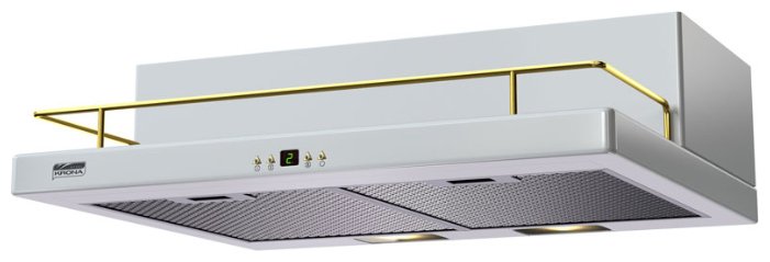 Плоская вытяжка KRONA MILA 600 WHITE/gold 3P																		 — описание, фото, цены в интернет-магазине PT Stores