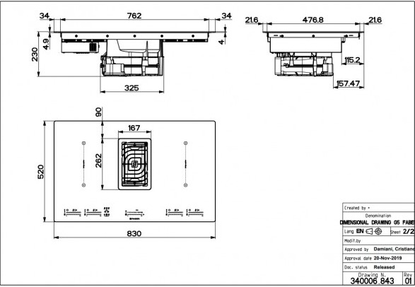 Купить Индукционная варочная панель FABER GALILEO BK GLASS NG A830 — Фото 4