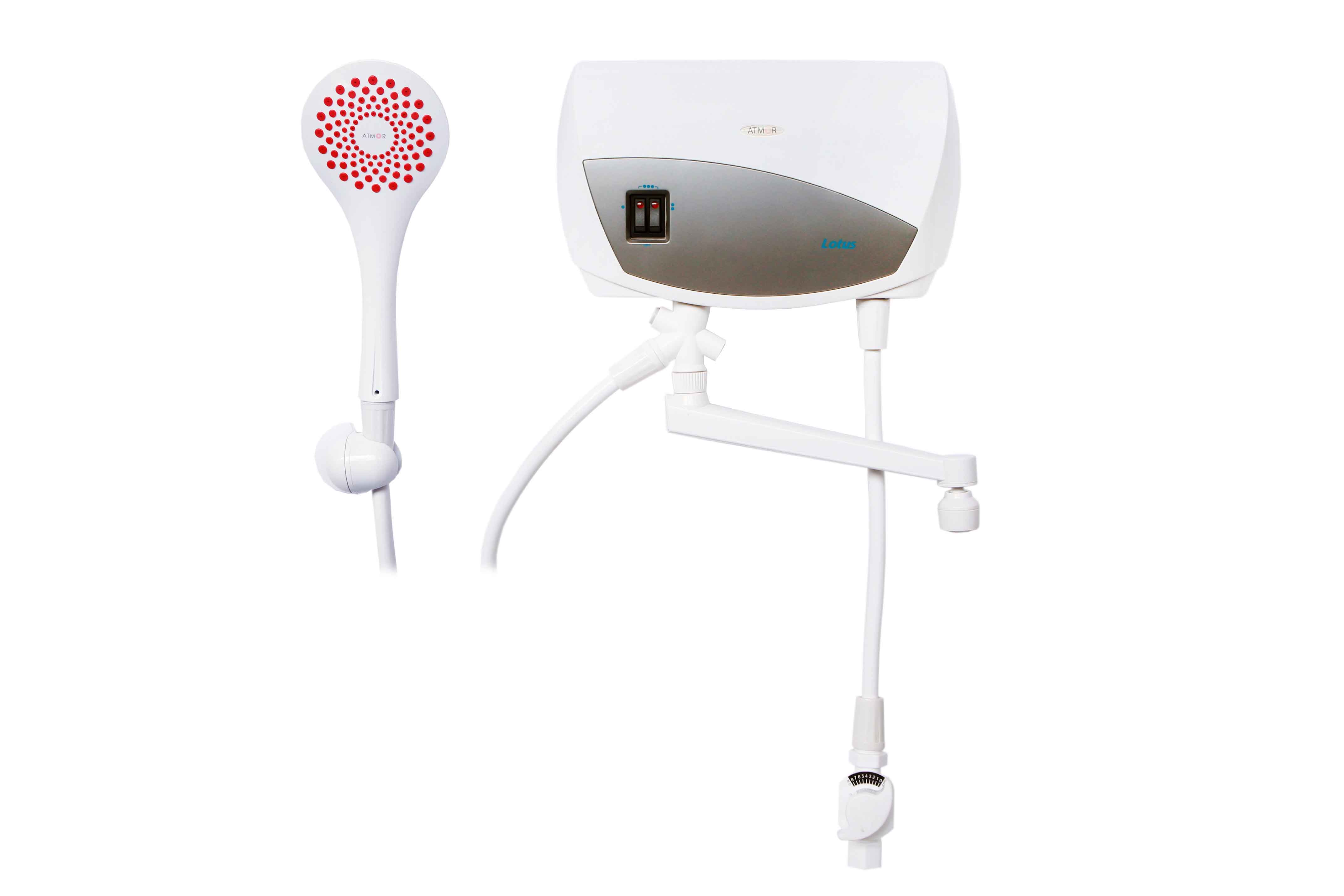 Водонагреватель проточный ATMOR LOTUS 5 кВт (душ+кран)																		 — описание, фото, цены в интернет-магазине PT Stores