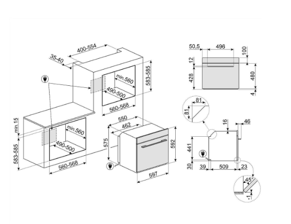 Купить Электрический духовой шкаф Smeg SO6101S2B3 — Фото 6