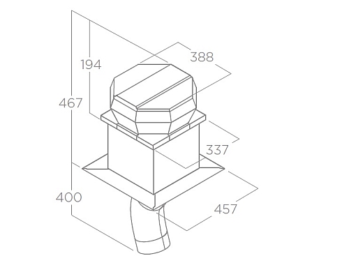 Купить  ELICA GME EXTERNAL TILED ROOF — Фото 2