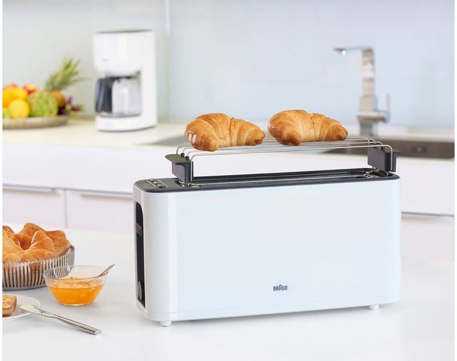 Купить Тостер BRAUN HT 3110, белый/черный — Фото 6