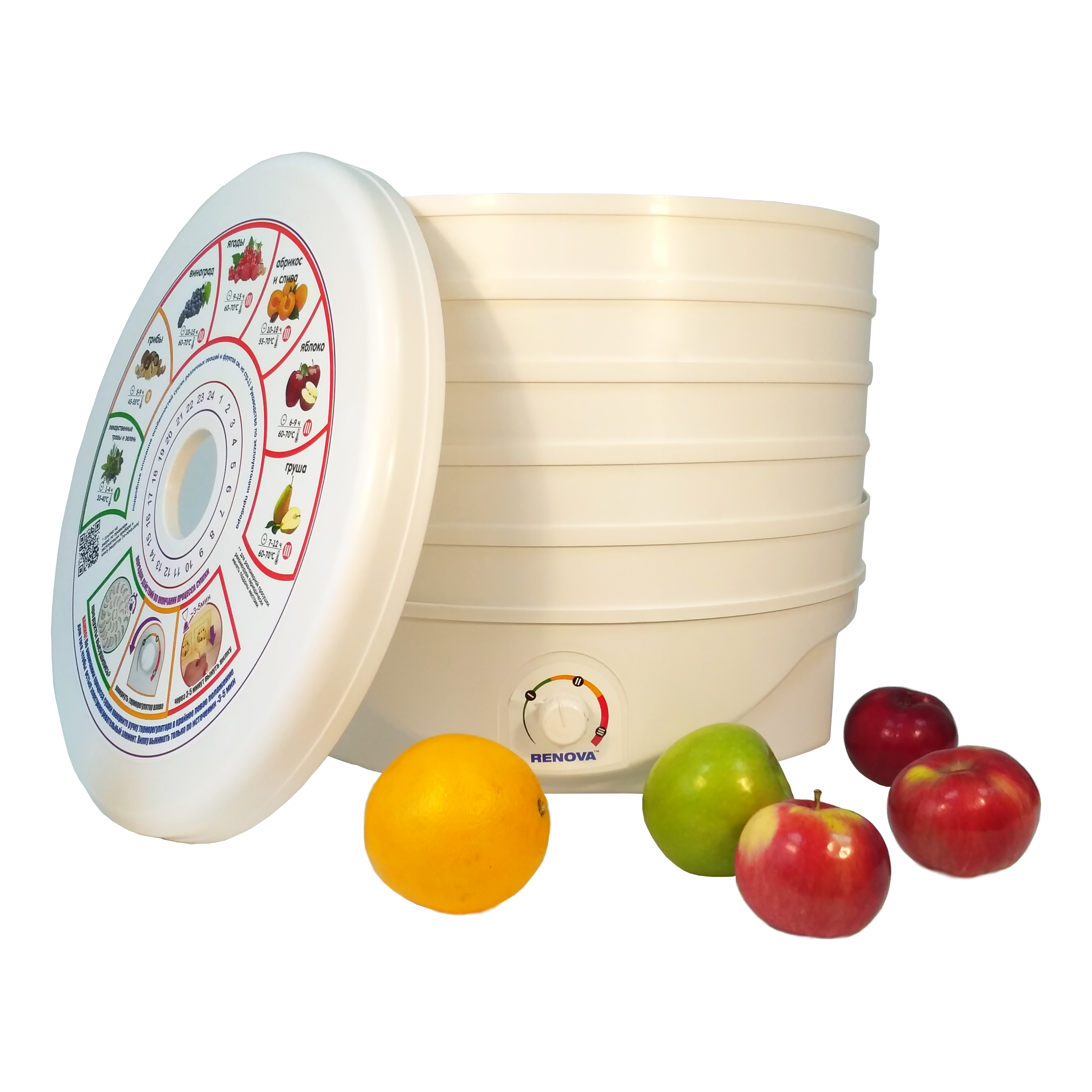 Купить Сушилка для овощей и фруктов RENOVA DVN37-500/5 (R)    — Фото 5