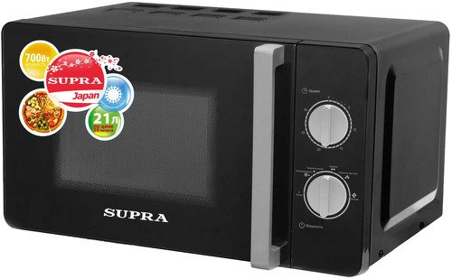 Микроволновая печь SUPRA MWS-2103MB																		 — описание, фото, цены в интернет-магазине PT Stores