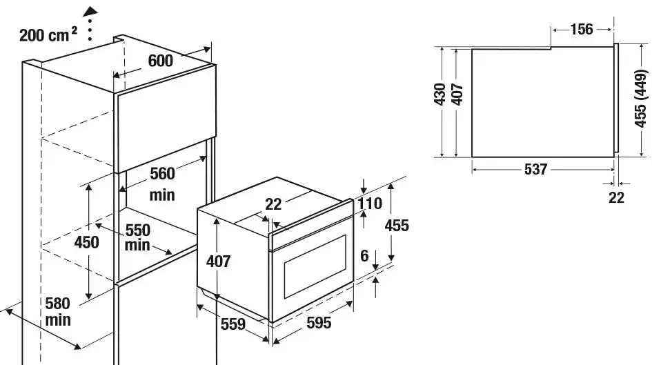 Купить Электрический духовой шкаф KUPPERSBUSCH CBM 6550.0 W9 — Фото 3