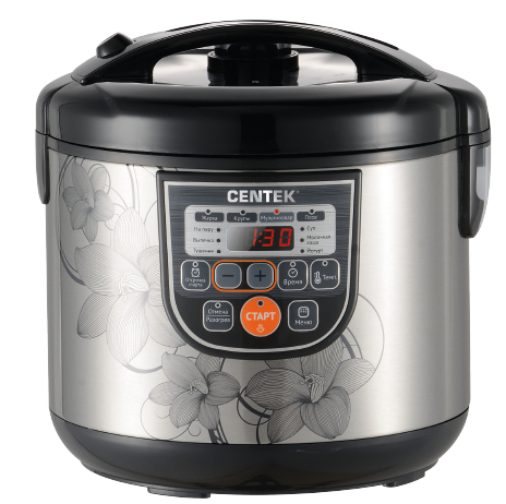 Мультиварка CENTEK CT-1498 черный/сталь																		 — описание, фото, цены в интернет-магазине PT Stores
