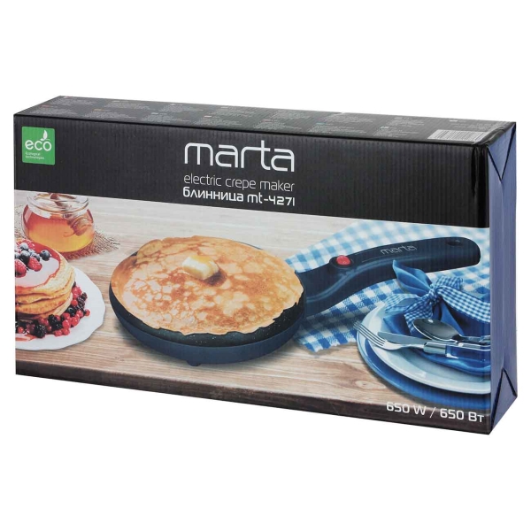 Купить Блинница MARTA MT-4271 белый жемчуг — Фото 4