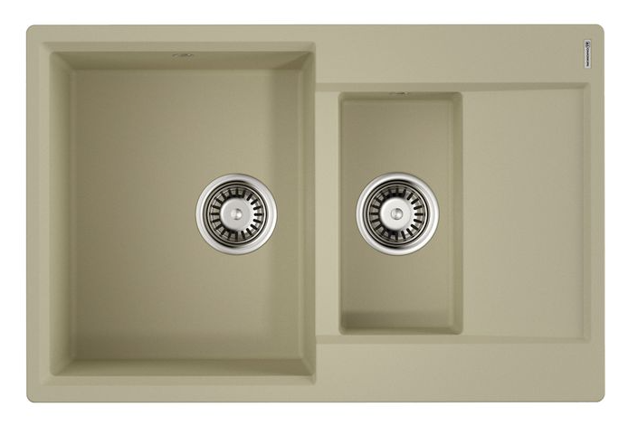 Мойка OMOIKIRI Daisen 78-2-BE Artgranit/ваниль																		 — описание, фото, цены в интернет-магазине PT Stores