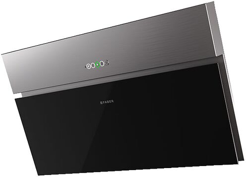 Купить Наклонная вытяжка FABER ONYX-V BK GLASS/X A90 — Фото 2