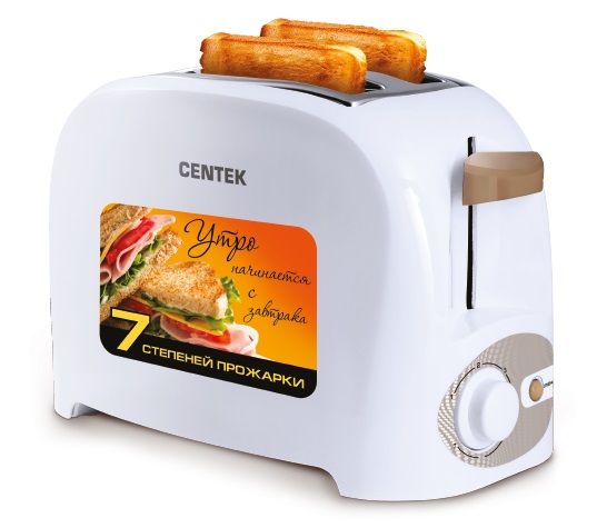 Тостер CENTEK СТ-1420																		 — описание, фото, цены в интернет-магазине PT Stores