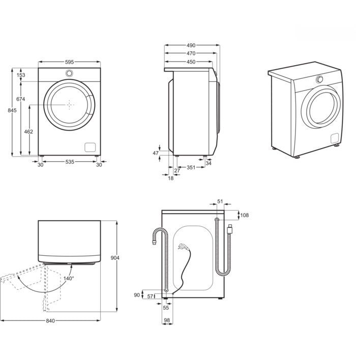 Купить Стиральная машина Electrolux EW6S4R27BI — Фото 7