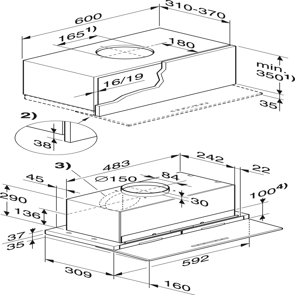 Купить Вытяжка встраиваемая MIELE DA3668 — Фото 3
