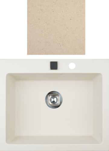 Мойка KUPPERSBERG MODENA 1B ECRU																		 — описание, фото, цены в интернет-магазине PT Stores