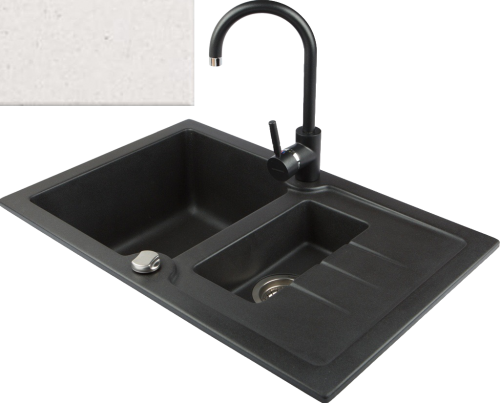 Мойка KUPPERSBERG MODENA 1,5B1D WHITE																		 — описание, фото, цены в интернет-магазине PT Stores