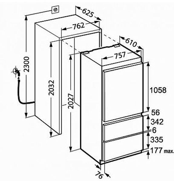 Купить Встраиваемый холодильник LIEBHERR ECBN 5066 (001) — Фото 4