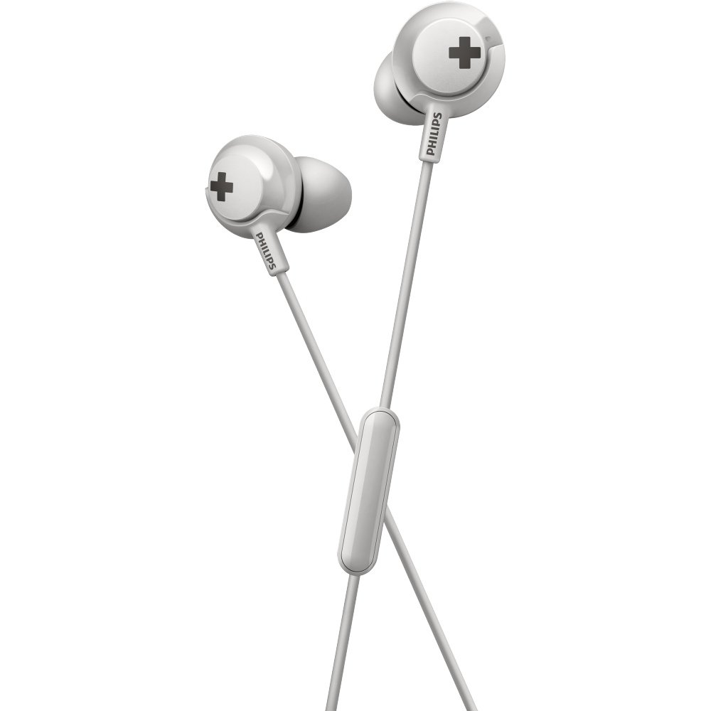 Наушники PHILIPS BASS+ SHE4305 White																		 — описание, фото, цены в интернет-магазине PT Stores