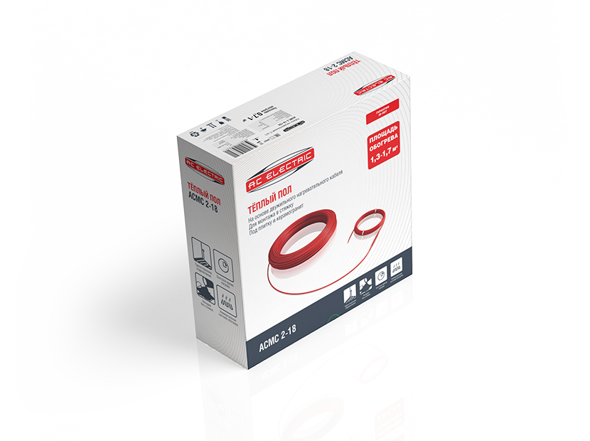 Купить Тёплый пол AC ELECTRIC ACMC 2-18-700 (комплект теплого пола) — Фото 2