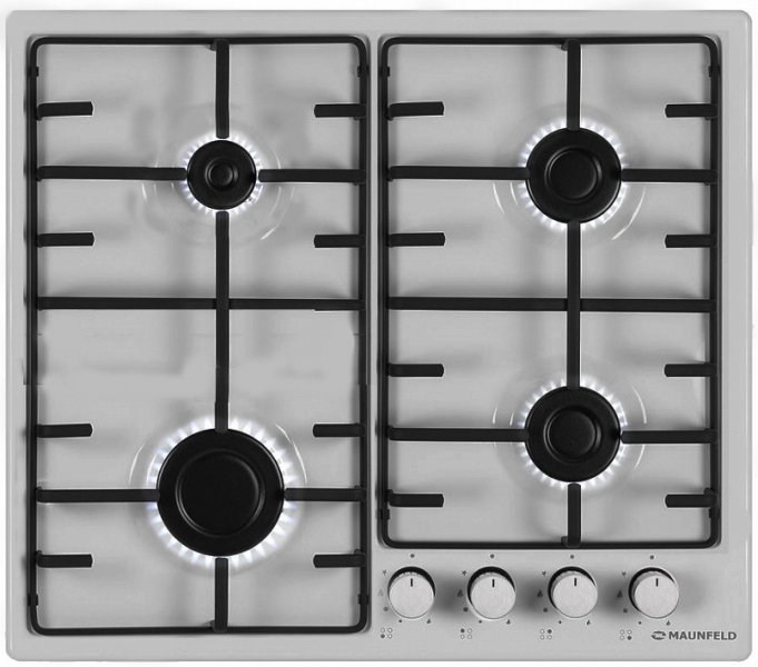 Газовая варочная панель MAUNFELD EGHS.64.3STS-ES/G																		 — описание, фото, цены в интернет-магазине PT Stores