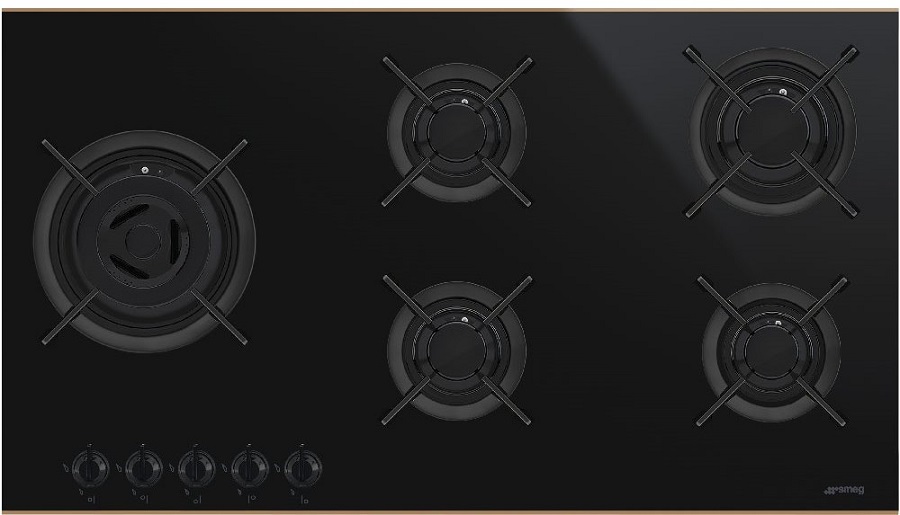 Газовая варочная панель SMEG PV695LCNR																		 — описание, фото, цены в интернет-магазине PT Stores
