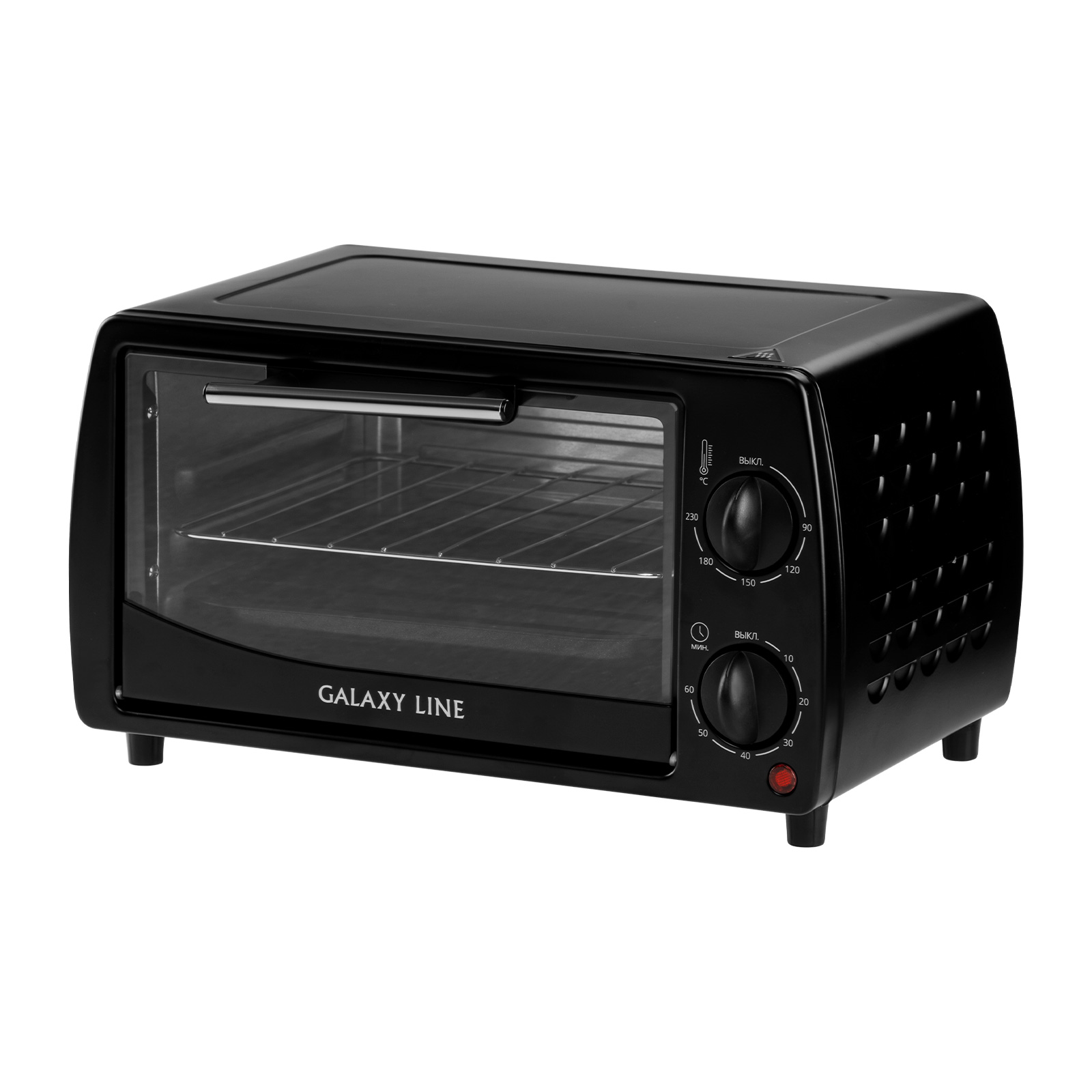 Мини-печь GALAXY GL 2626 BLACK																		 — описание, фото, цены в интернет-магазине PT Stores