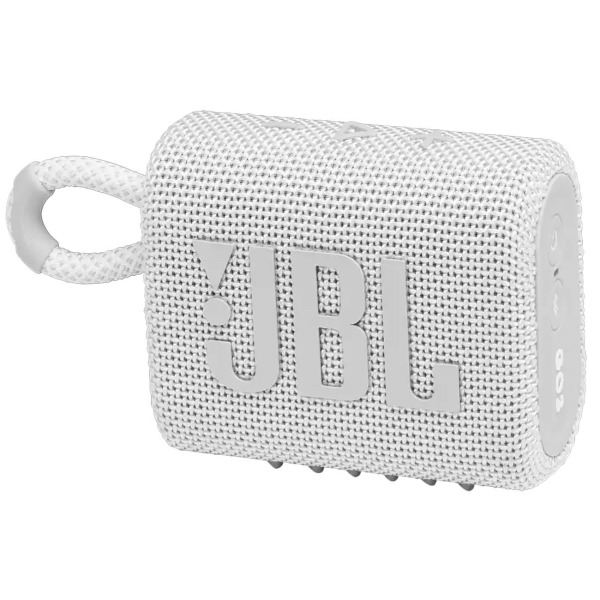 Портативная акустика JBL GO 3  белый																		 — описание, фото, цены в интернет-магазине PT Stores